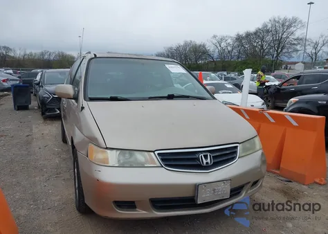 2002 Honda Odyssey Ex-L z USA, uszkodzony, nr VIN 5FNRL18942B011353